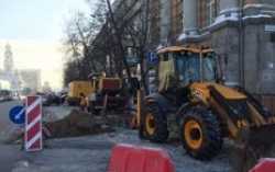 В центре Екатеринбурга прорвало трубы для водоснабжения